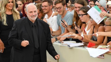 Photo by ETTORE FERRARI/EPA-EFE/Shutterstock (10374700bp) Brian De Palma (2-L) arrives for the premiere of 'Marriage Story' during the 76th annual Venice International Film Festival, in Venice, Italy, 29 August 2019. The movie is presented in the official competition 'Venezia 76' at the festival running from 28 August to 07 September. Marriage Story - Premiere - 76th Venice Film Festival, Italy - 29 Aug 2019